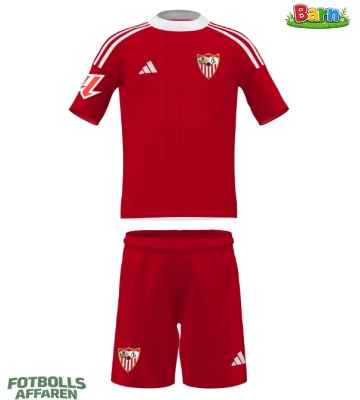 Sevilla Bortaställ Barn 2025-26 Kortärmad (+ Korta byxor)